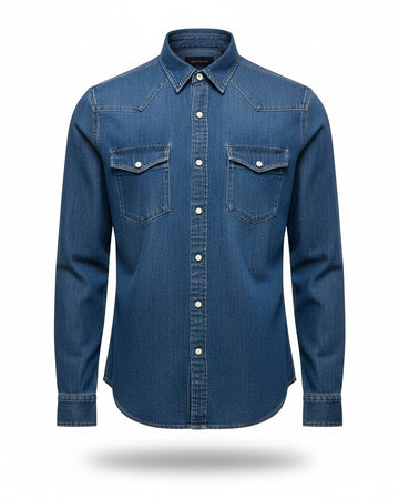 Men’s Long Sleeve Denim Shirt