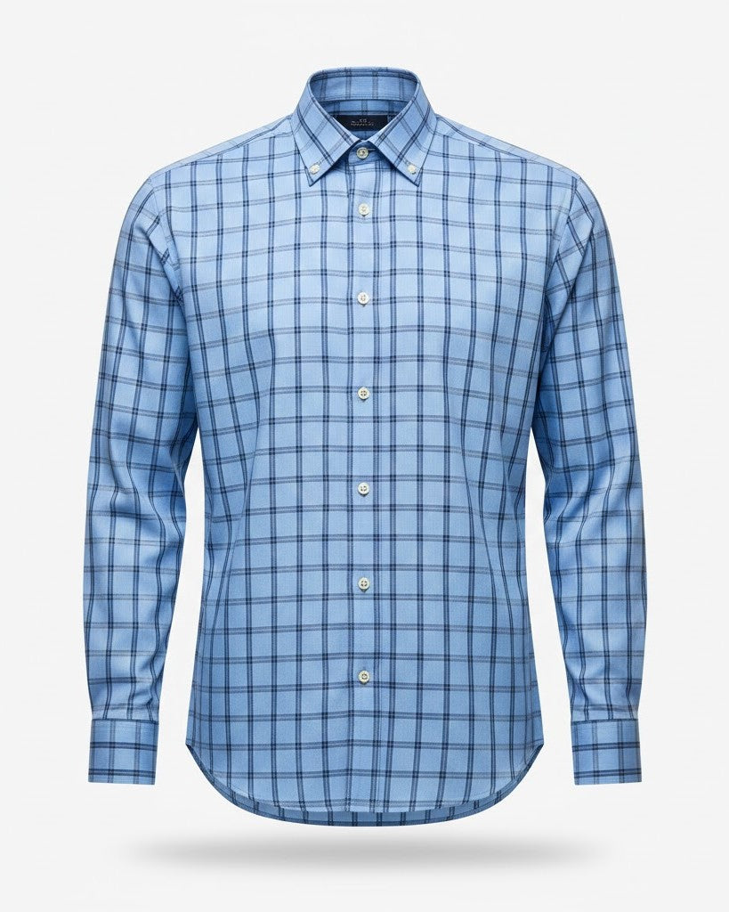 Men's Plaid Long Sleeve Shirt